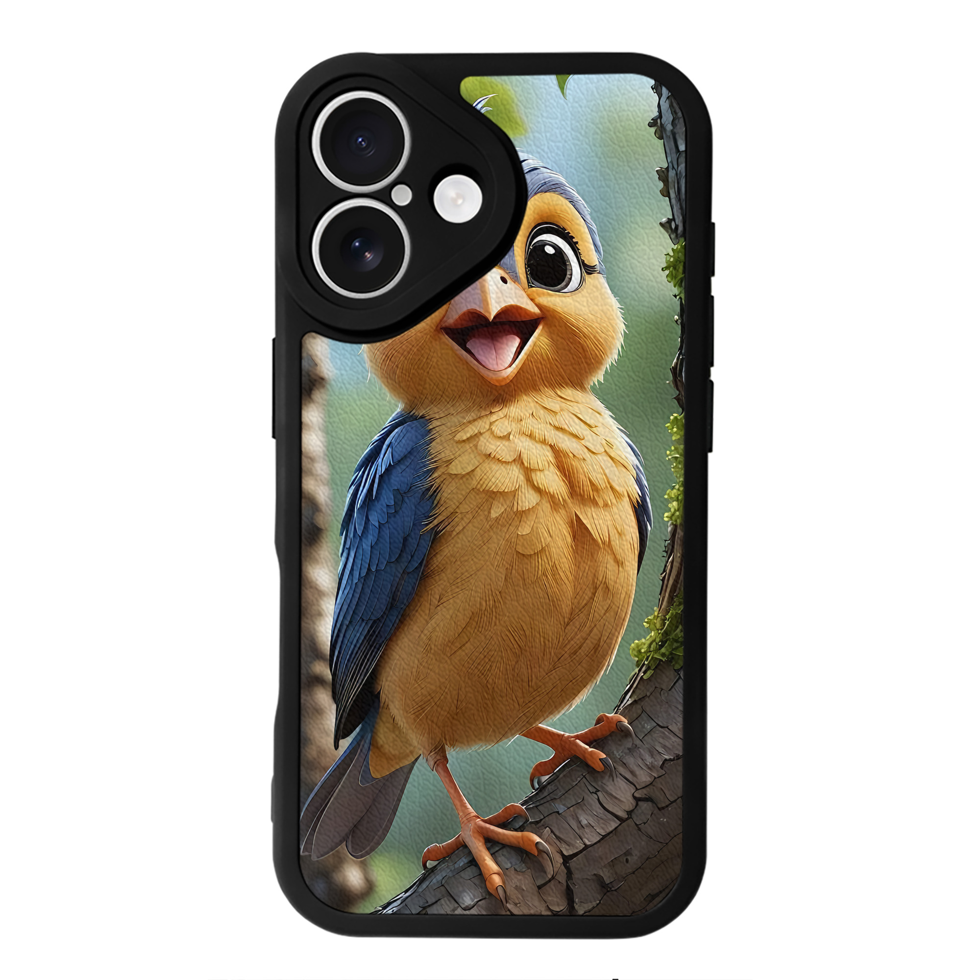 （画像用） Angry Birds アングリーバード 【iPhone 16シリーズ対応】シリコンスマホケース（レザー調） 材質：シリコン